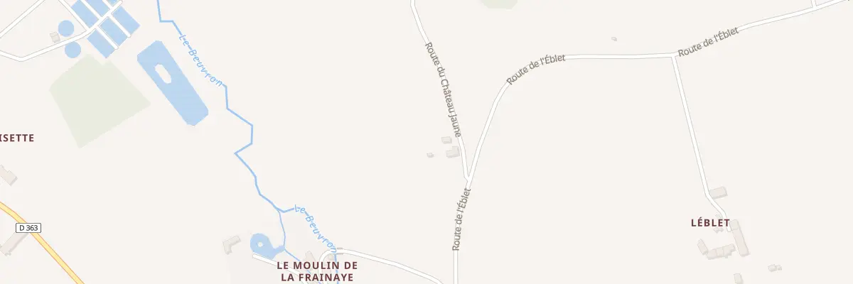 Plan du 5921 Le Chateau Jaune - St-Jame à Saint-James