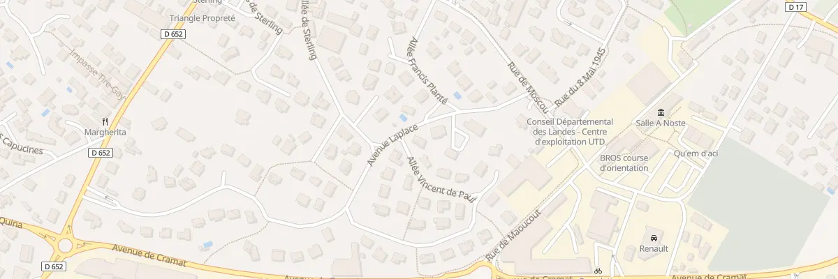 Plan du 5005 Av Laplace à Soustons