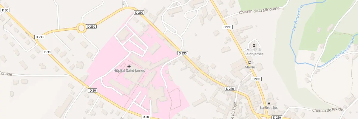 Plan du 1 Rue Doc Jules Legros - St-Jame à Saint-James
