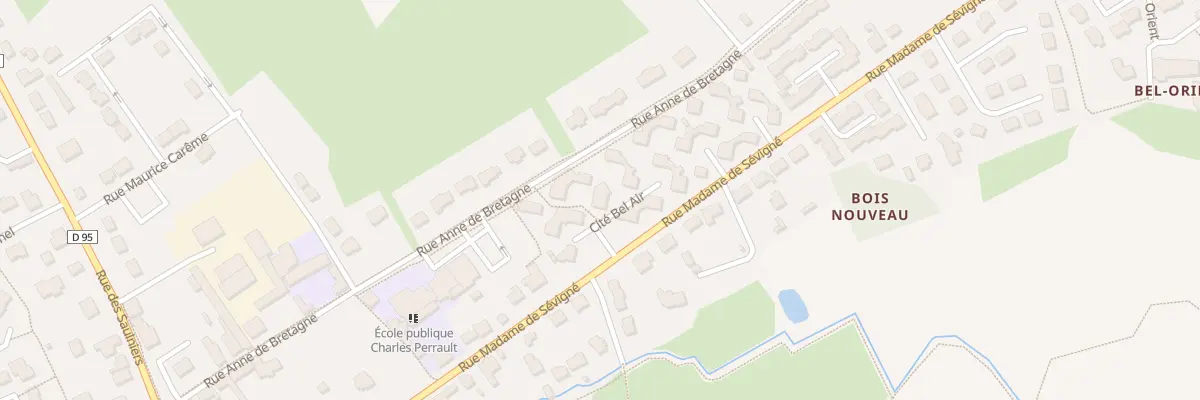 Plan du 6 Cité Bel Air à Louvigné-de-Bais
