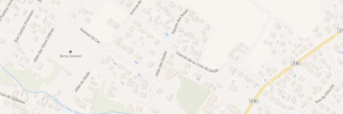 Plan du 6 All des Saules à Soustons