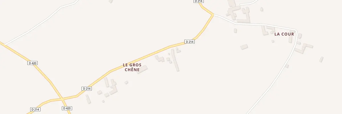 Plan du 12 Le Gros Chene à Émondeville