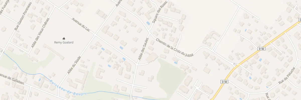 Plan du 4 All des Saules à Soustons