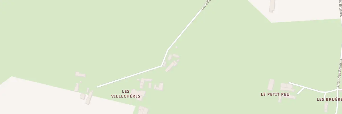 Plan du 3 Les Villechères à Val-d’Izé