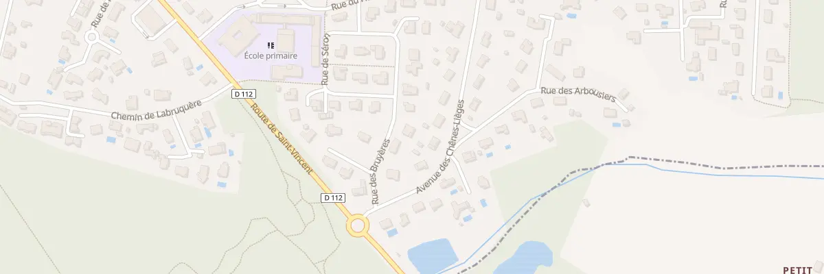 Plan du 4 Rue des Bruyères à Tosse