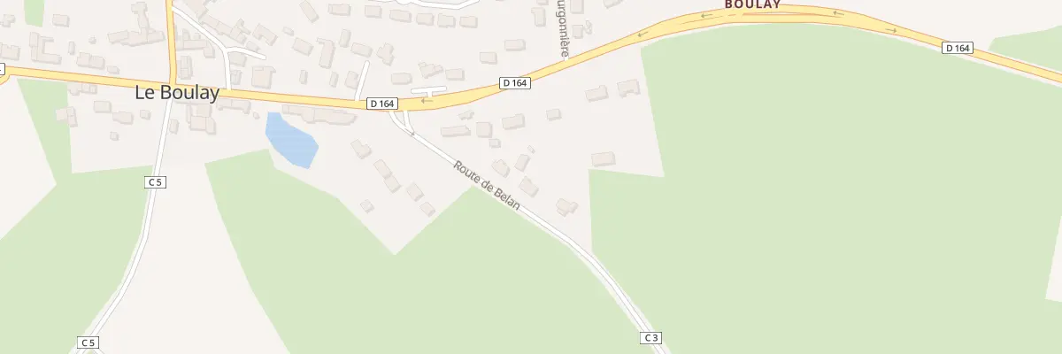 Plan du 3 Rte de Belan à Mouzeil