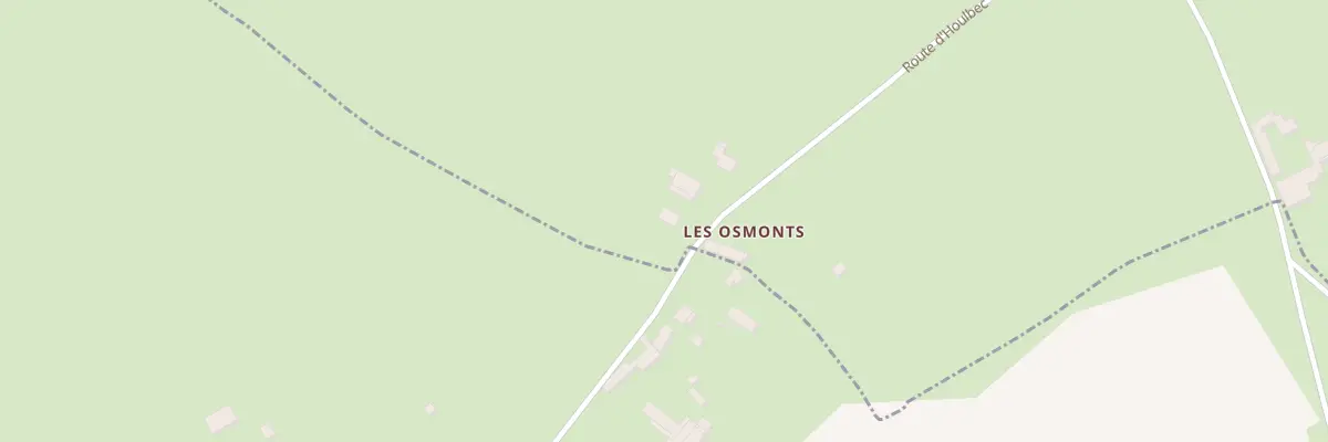 Plan du 1 Rte d’Houlbec à Fresville