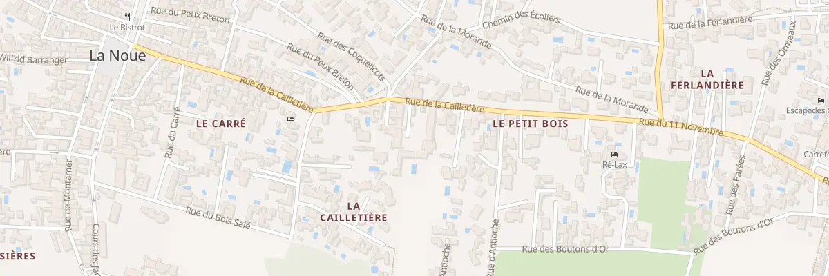 Plan du 44 Rue de la Cailletiere à Sainte-Marie-de-Ré