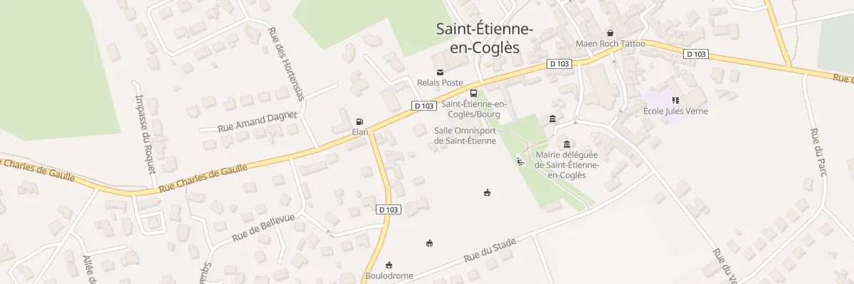Plan du 35 Rue Charles de Gaulle à Maen Roch