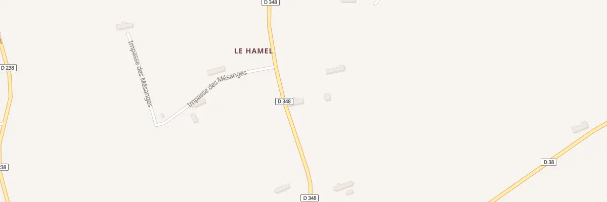 Plan du 4 Le Hamel à Saint-Denis-le-Gast