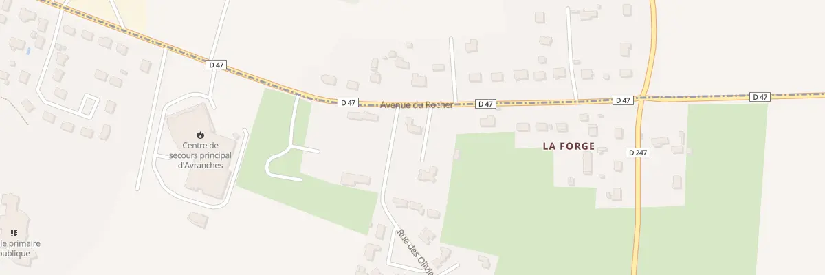 Plan du 68 Av du Rocher - Saint Martin à Avranches