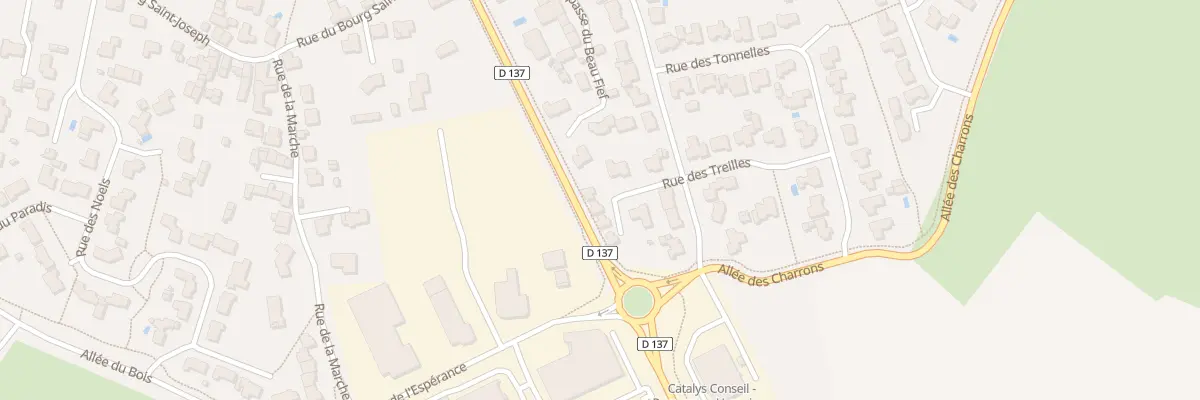 Plan du 13 Rue des treilles à Montaigu-Vendée