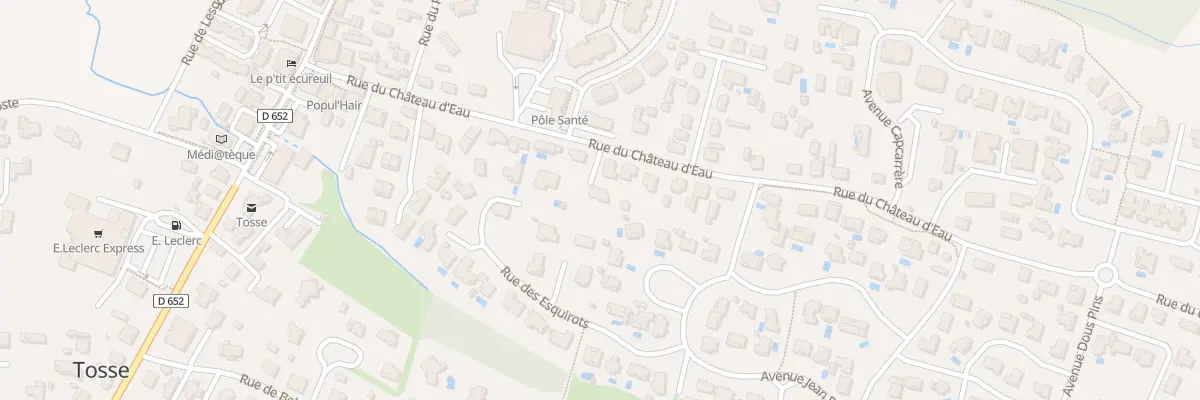 Plan du 25 Rue du Château d’Eau à Tosse