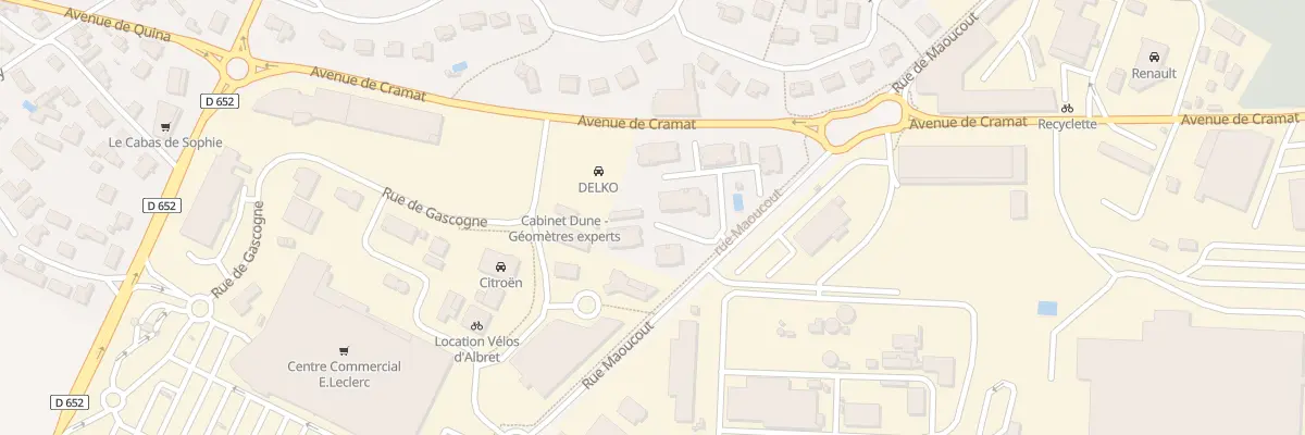 Plan du 2 Rue de Maoucout à Soustons