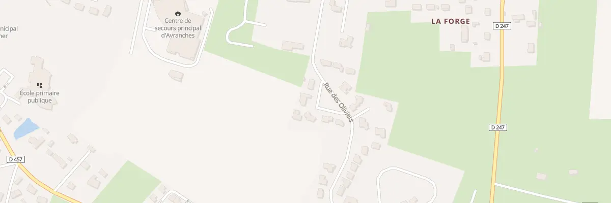 Plan du 4 Rue des Oliviers - St Martin à Avranches