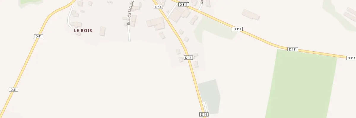 Plan du 12 Rue de la Corne du Cerf à Grand-Auverné
