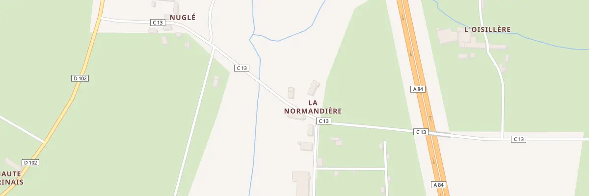 Plan du 52 La Normandière aux Portes du Coglais