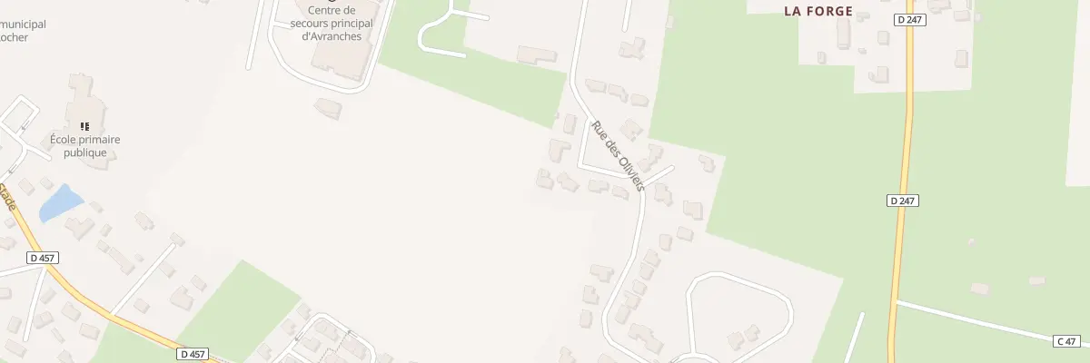 Plan du 6 Rue des Oliviers - St Martin à Avranches