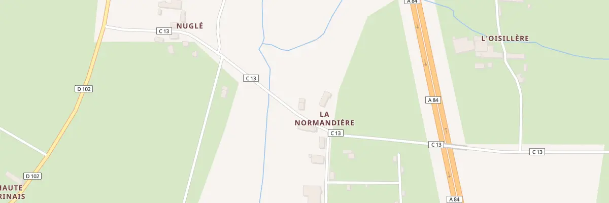 Plan du 54 La Normandière aux Portes du Coglais