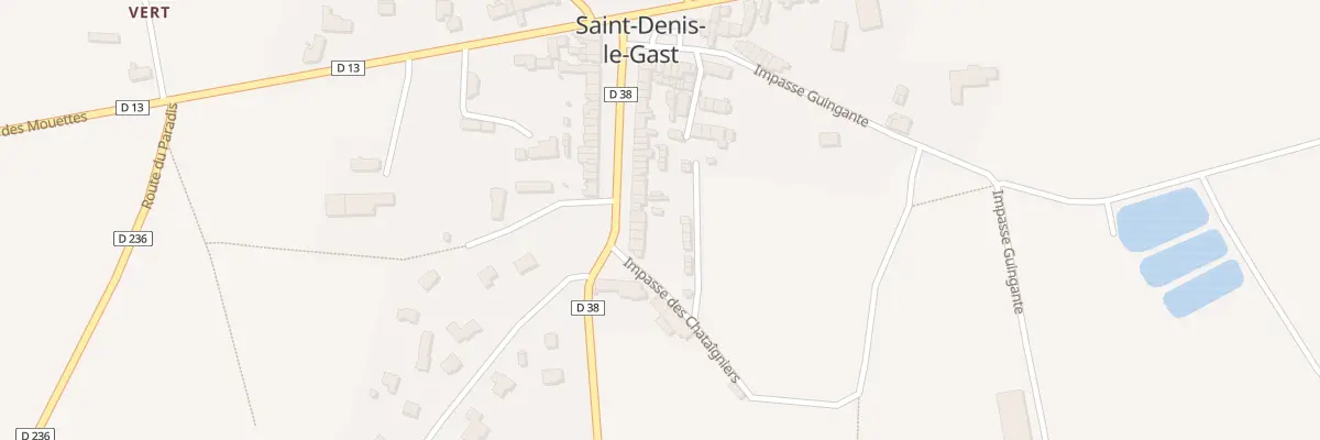 Plan du 29 Av des Tilleuls à Saint-Denis-le-Gast