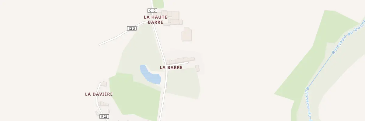Plan du 36 La Barre à Riaillé