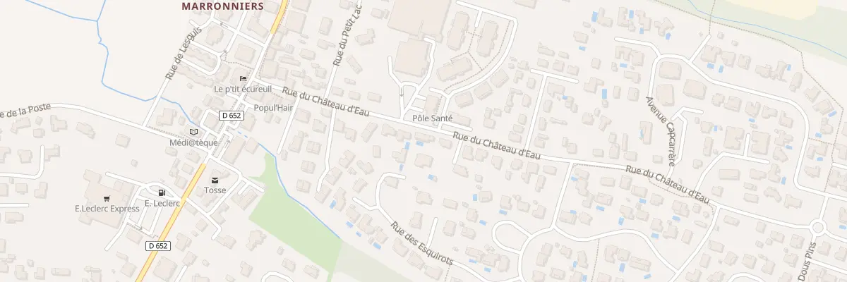 Plan du 23Q Rue du Château d’Eau à Tosse