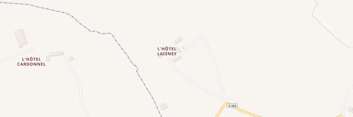 Plan du 3 L’Hotel Laine au Lorey