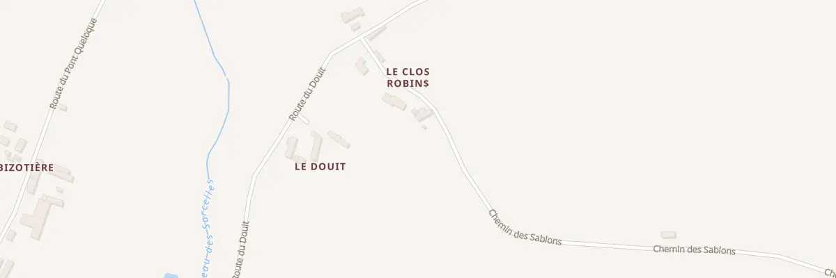 Plan du 9 Le Douit à Marchésieux