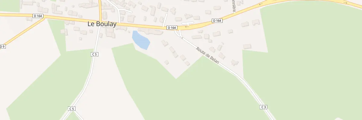 Plan du 8 Rte de Belan à Mouzeil