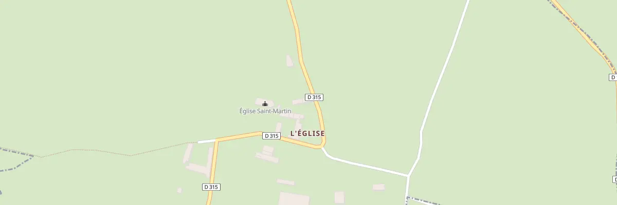 Plan du 11 Rue de l’Eglise à Ozeville