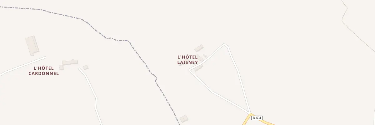 Plan du 4 L’Hotel Laine au Lorey
