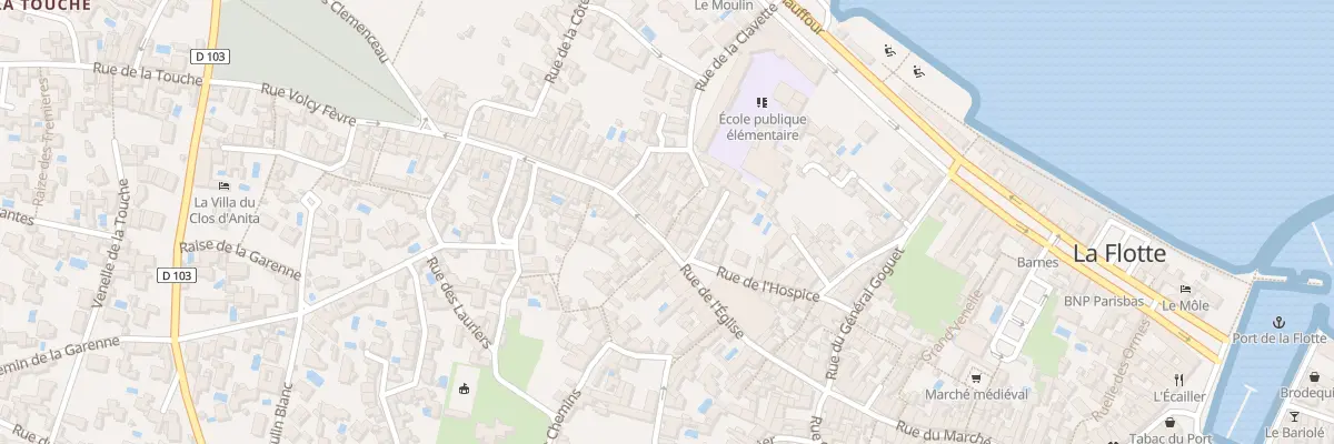 Plan du 6 Rue Volcy Fèvre à La Flotte