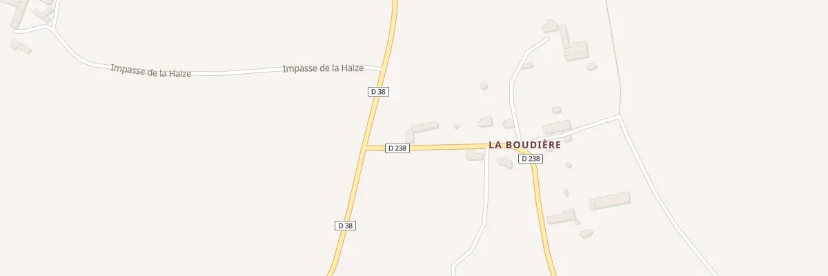 Plan du 1 La Boudiere à Saint-Denis-le-Gast