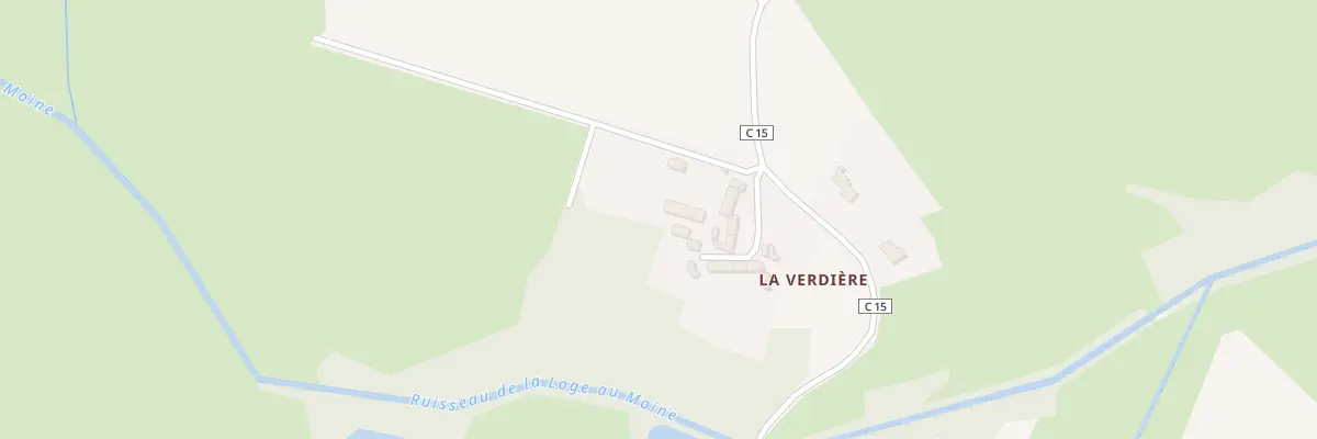 Plan de La Verdière à Couffé