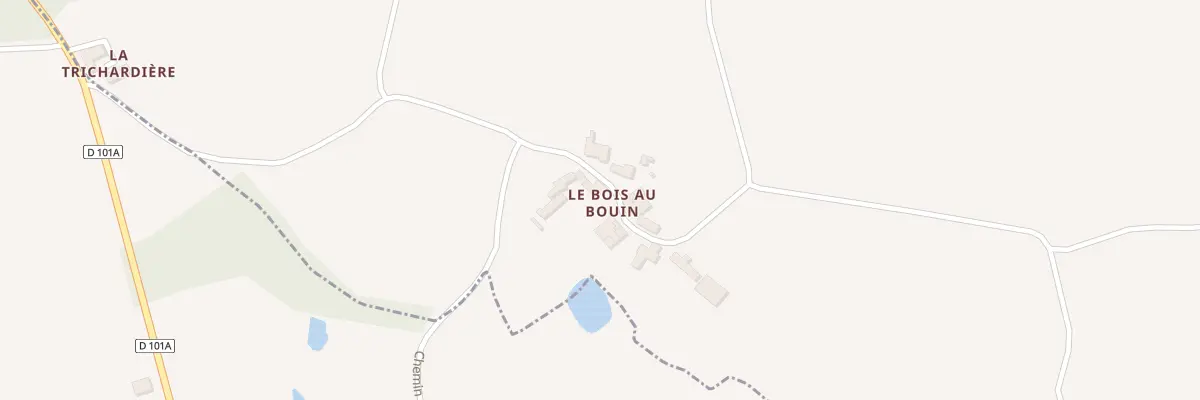 Plan du 8 Le Bois au Bouin à La Chaize-le-Vicomte