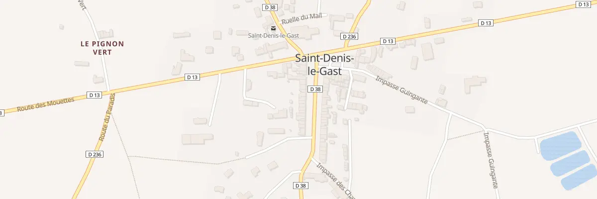 Plan du 16 Av des Tilleuls à Saint-Denis-le-Gast