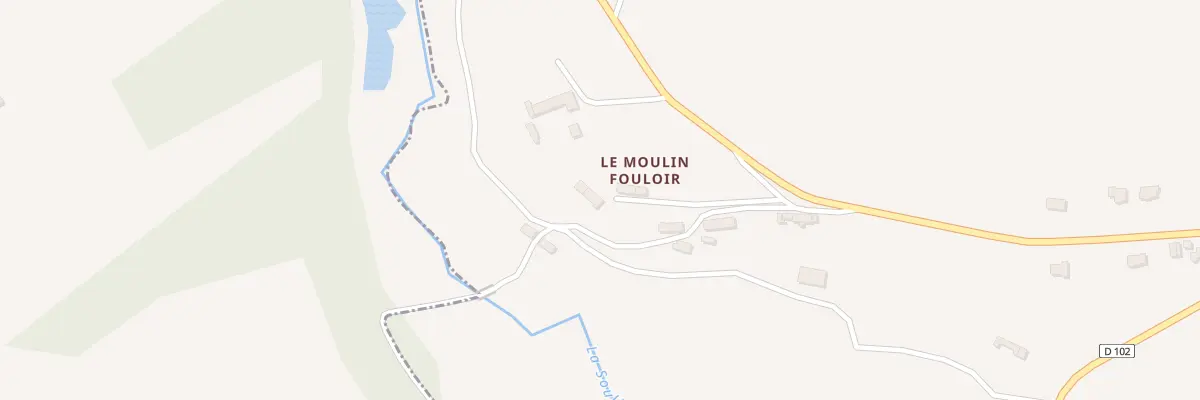 Plan du 7 Le Moulin Fouloir à Montpinchon