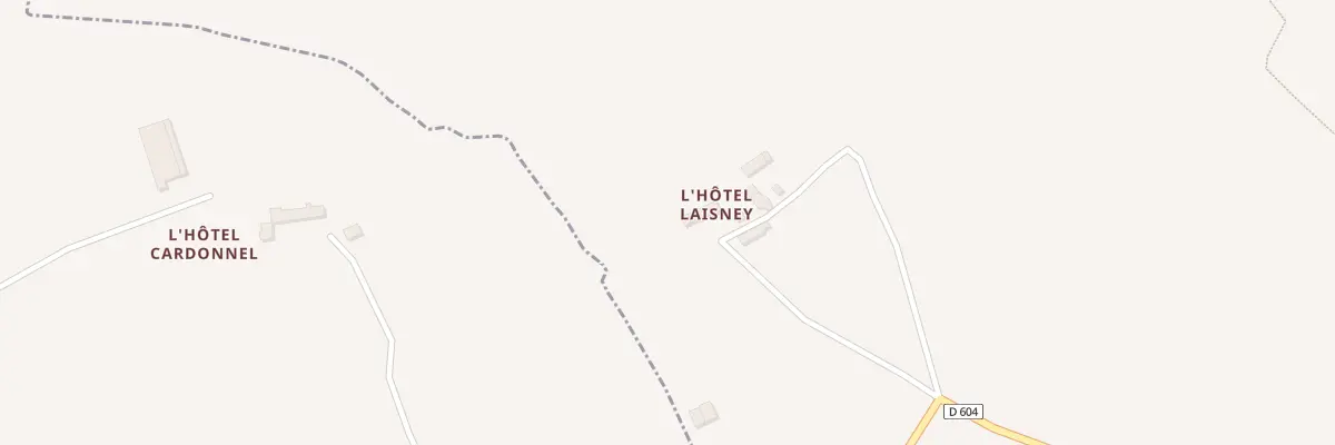 Plan du 5 L’Hotel Laine au Lorey
