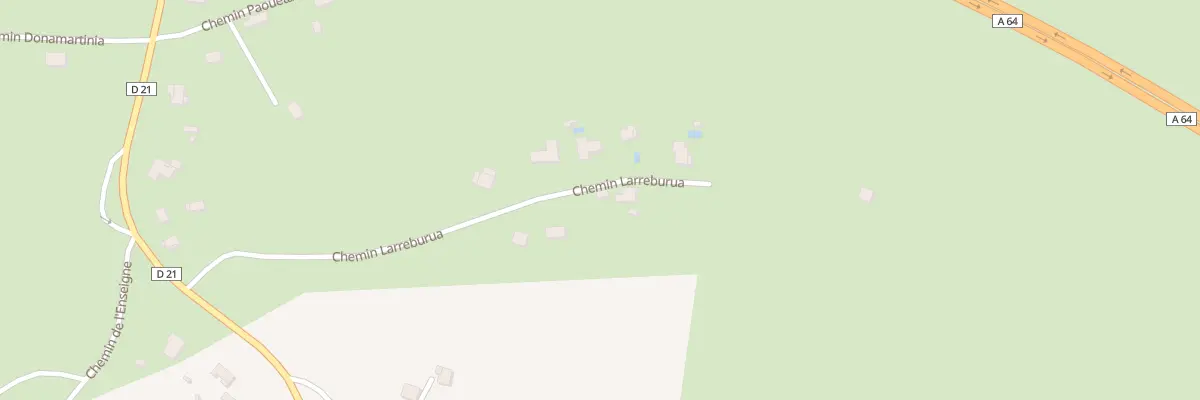 Plan du 388 Che Larreburua à Briscous