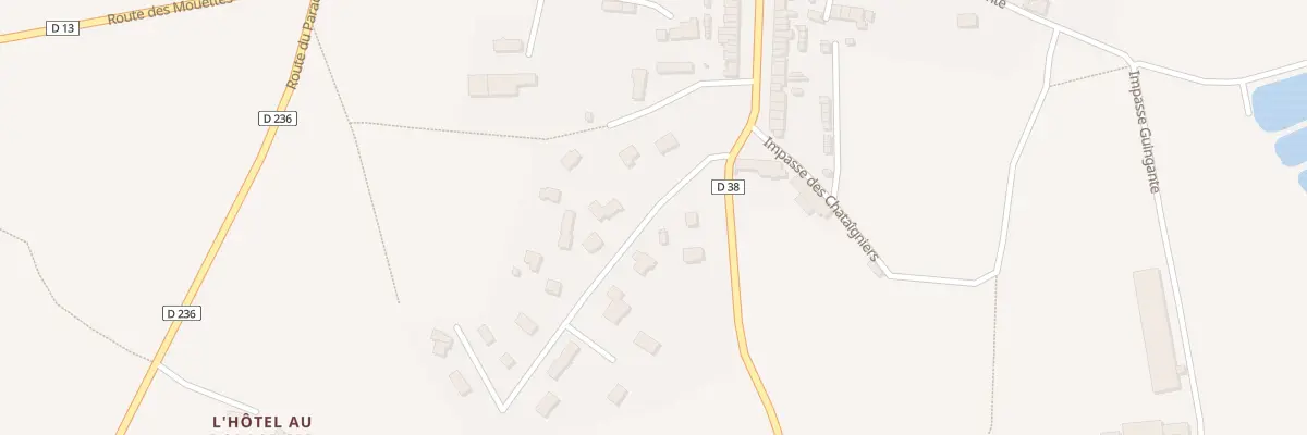 Plan du 1 Rue de la Croix St Jacques à Saint-Denis-le-Gast