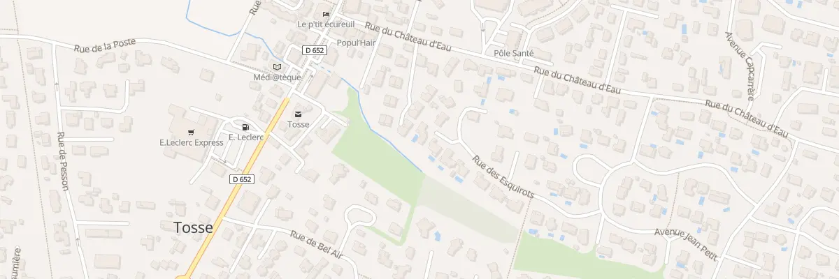 Plan du 50 Rue des Esquirots à Tosse