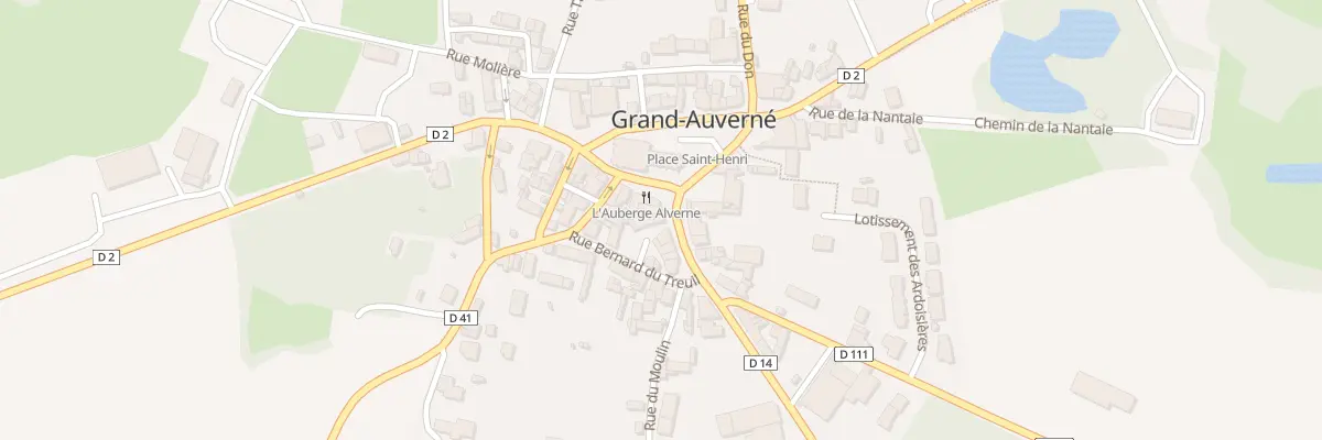 Plan du 10 Grande rue à Grand-Auverné