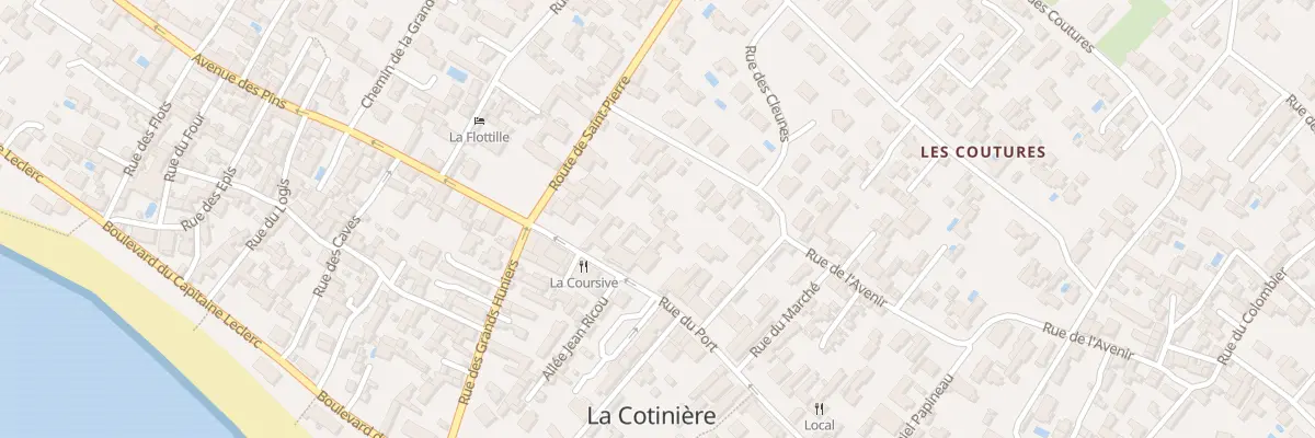 Plan du 10 Rue de l’Avenir A la Cotiniere à Saint-Pierre-d’Oléron