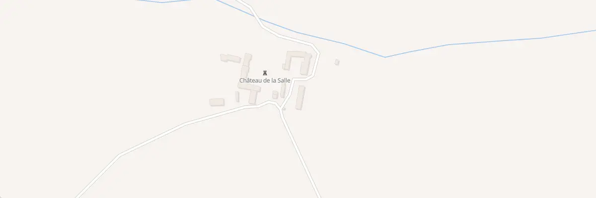 Plan du 2 Le Chateau de la Salle à Montpinchon