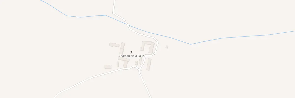 Plan du 5 Le Chateau de la Salle à Montpinchon