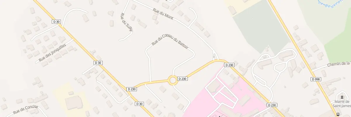 Plan du 5 Rue du Coteau du Battoir à Saint-James