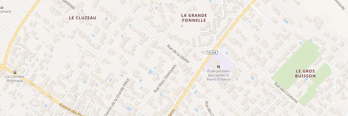 Plan du 7 Rue de la Miette à Saint-Pierre-d’Oléron