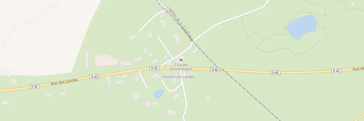 Plan du 23 Rue des Landes à Ozeville