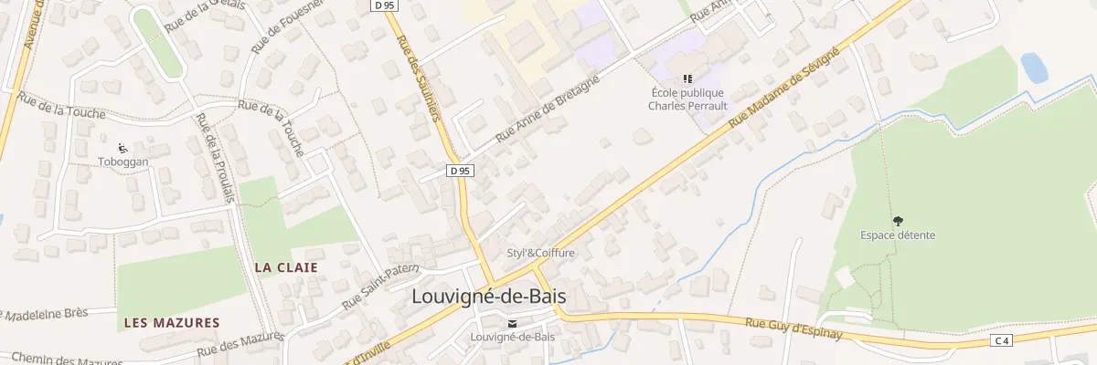 Plan du 5126 Le Bourg à Louvigné-de-Bais