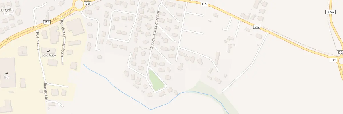 Plan du 5 All des Primevères à Saint-Senier-sous-Avranches
